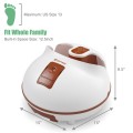Steam Foot Spa Bath Massager Foot Sauna Care with Heating Timer Electric Rollers - Gallery View 5 of 24