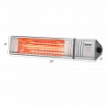 1500W Infrared Patio Heater with Remote Control and 24H Timer for Indoor and Outdoor - Gallery View 3 of 10