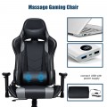 Massage Gaming Recliner  with Lumbar Support - Gallery View 8 of 12