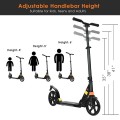 Folding Aluminium Adjustable Kick Scooter with Shoulder Strap - Gallery View 13 of 26