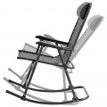 Outdoor Patio Headrest Folding Zero Gravity Rocking Chair - Gallery View 34 of 53