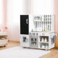 Wooden Pretend Play Kitchen Sets with Simulated Sound