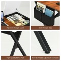 Writing Study Computer Desk with Drawer and Storage Bag