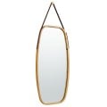 30 Inch Modern Rectangle Wall Hanging Framed Mirror
