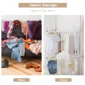 Double 2 Tier Adjustable and Telescopic Clothes Hangers