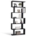 6-Tier S-Shaped  Style Storage Bookshelf - Gallery View 10 of 34