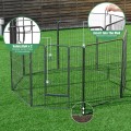 40 Inch 8 Metal Panel Heavy Duty Pet Playpen Dog Fence