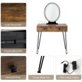 Industrial Makeup Dressing Table with 3 Lighting Modes - Gallery View 25 of 39