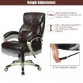 Adjustable Executive Office Recliner Chair with High Back and Lumbar Support - Gallery View 9 of 10