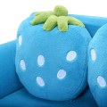 Blue/Pink Kids Strawberry Armrest Chair Sofa - Gallery View 9 of 21