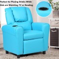 Children's PU Leather Recliner Chair with Front Footrest - Gallery View 17 of 62