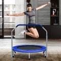 40 Inch Folding Exercise Trampoline Rebounder with 4-Level Handrail Carrying Bag - Gallery View 18 of 24