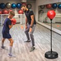 Adjustable Height Punching Bag with Stand Plus Boxing Gloves for Both Adults and Kids - Gallery View 9 of 12