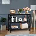 3-Tier Console X-Design Sofa Side Accent Table - Gallery View 17 of 23