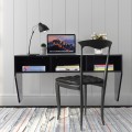 Wall Mounted Floating Computer Table Desk with Storage Shelve - Gallery View 2 of 22