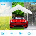10 x 20 Feet Steel Frame Portable Car Canopy Shelter - Gallery View 2 of 12