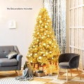 6/7.5 Feet Artificial Tinsel Christmas Tree Hinged with Foldable Stand - Gallery View 13 of 24