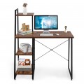 Compact Computer Desk Workstation with 4 Tier Shelves for Home and Office - Gallery View 21 of 24