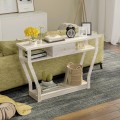 Console Hall Table with Storage Drawer and Shelf - Gallery View 1 of 34