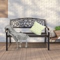 Garden Bench with Elegant Bronze Finish and Durable Metal Frame - Gallery View 13 of 21