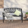 Garden Bench with Elegant Bronze Finish and Durable Metal Frame - Gallery View 1 of 21
