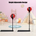 Kids Punching Bag with Adjustable Stand and Boxing Gloves - Gallery View 9 of 12