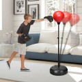 Adjustable Height Punching Bag with Stand Plus Boxing Gloves for Both Adults and Kids - Gallery View 8 of 12