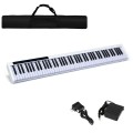 88 Key Digital Piano MIDI Keyboard with Pedal & Bag