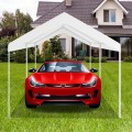 10 x 20 Feet Steel Frame Portable Car Canopy Shelter - Gallery View 8 of 12
