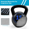 3 Pieces 5 10 15lbs Kettlebell Weight Set - Gallery View 11 of 11