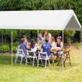 10 x 20 Feet Steel Frame Portable Car Canopy Shelter - Gallery View 6 of 12