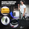 40 Inch Folding Exercise Trampoline Rebounder with 4-Level Handrail Carrying Bag - Gallery View 21 of 24