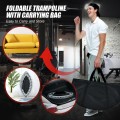 40 Inch Folding Exercise Trampoline Rebounder with 4-Level Handrail Carrying Bag - Gallery View 10 of 24