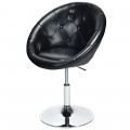 1 Piece Adjustable Modern Swivel Round Tufted - Gallery View 3 of 24