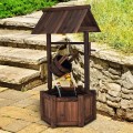 Garden Wooden Wishing Water Fountain with Pump - Gallery View 2 of 12