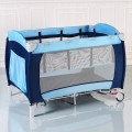 Foldable Baby Crib Playpen w/ Mosquito Net and Bag - Gallery View 2 of 22