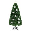 4 Feet LED Optic Artificial Christmas Tree with Snowflakes - Gallery View 20 of 37