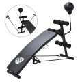 Adjustable Incline Curved Workout Fitness Sit Up Bench - Gallery View 10 of 15