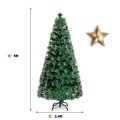 5/6 Feet Pre-Lit Fiber Double-Color Lights Optic Christmas Tree - Gallery View 15 of 22