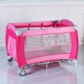 Foldable Baby Crib Playpen w/ Mosquito Net and Bag - Gallery View 12 of 22