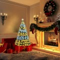 5/6 Feet Pre-Lit Fiber Double-Color Lights Optic Christmas Tree - Gallery View 17 of 22