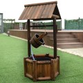Garden Wooden Wishing Water Fountain with Pump - Gallery View 1 of 12