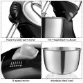 200W 5-Speed Stand Mixer with Dough Hooks Beaters - Gallery View 5 of 11