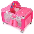 Foldable Baby Crib Playpen w/ Mosquito Net and Bag - Gallery View 13 of 22