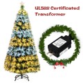 5/6 Feet Pre-Lit Fiber Double-Color Lights Optic Christmas Tree - Gallery View 16 of 22