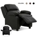 Kids Deluxe Headrest Recliner Sofa Chair with Storage Arms - Gallery View 17 of 31