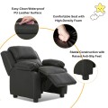 Kids Deluxe Headrest Recliner Sofa Chair with Storage Arms - Gallery View 20 of 31