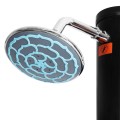 7.2 FT Solar Heated Hot/Cold Shower Spa with Base