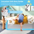 59 Inch Extra Long Folding Breathable Baby Children Toddlers Bed Rail Guard with Safety Strap - Gallery View 3 of 40