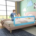 59 Inch Extra Long Folding Breathable Baby Children Toddlers Bed Rail Guard with Safety Strap - Gallery View 6 of 40